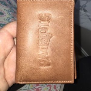 Patriots leather wallet